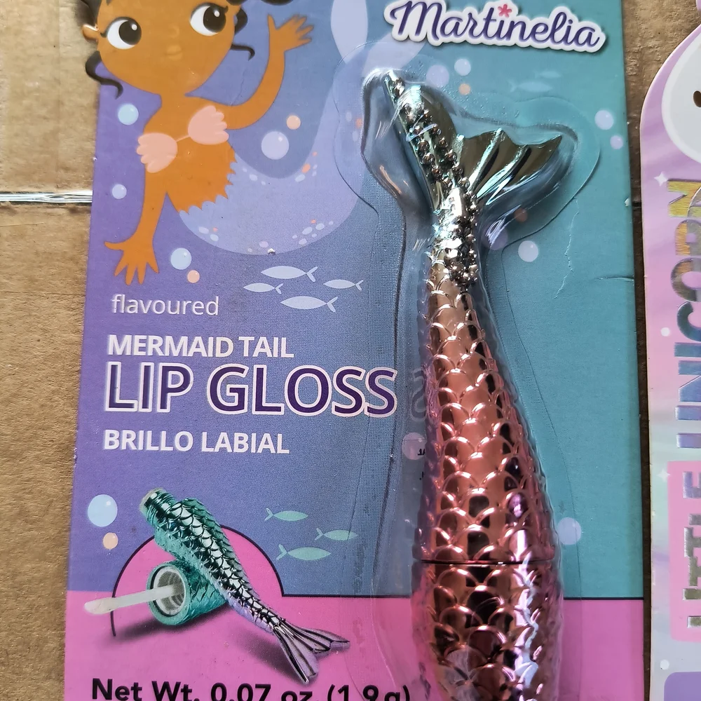 Martinelia Mermaid Tail and Unicorn Lip Gloss Set With Nail Polish Little Unicor